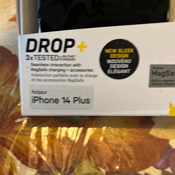 Otterbox Symmetry Black Hard Case new for IPhone 14 plus - Picture 2 of 2